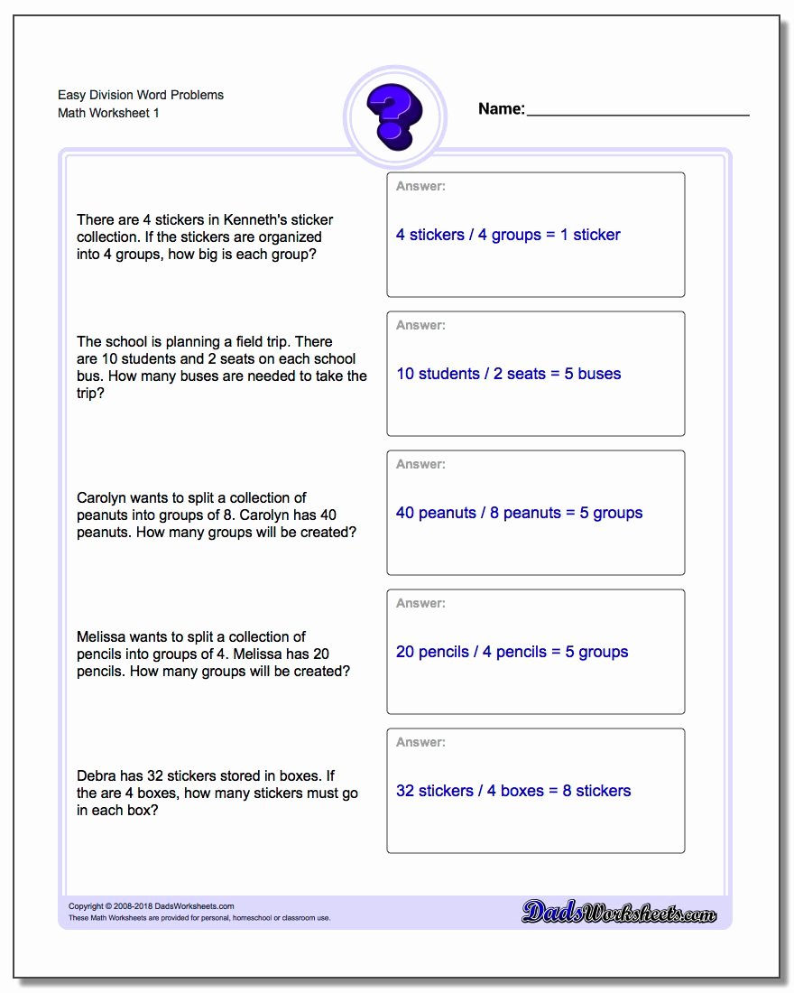 50 Dividing Fractions Word Problems Worksheet