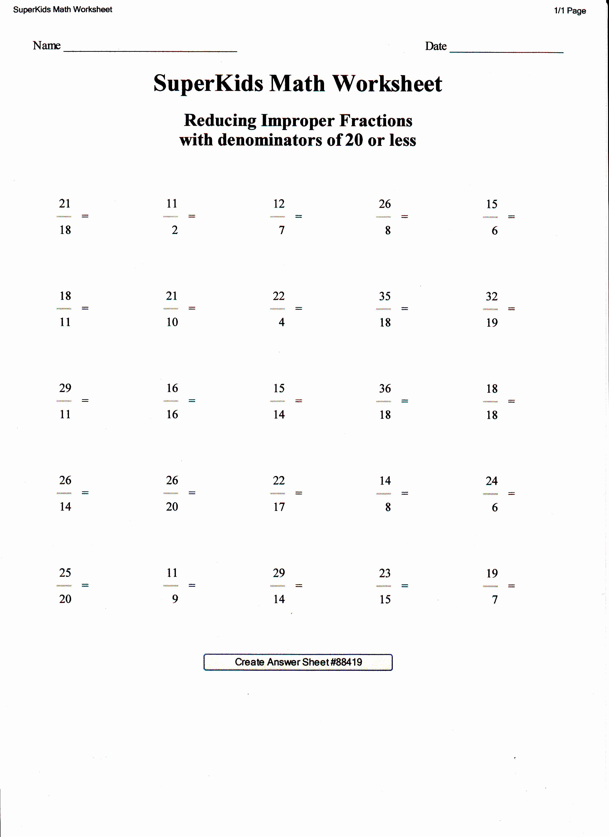 46 Dividing Mixed Numbers Worksheet