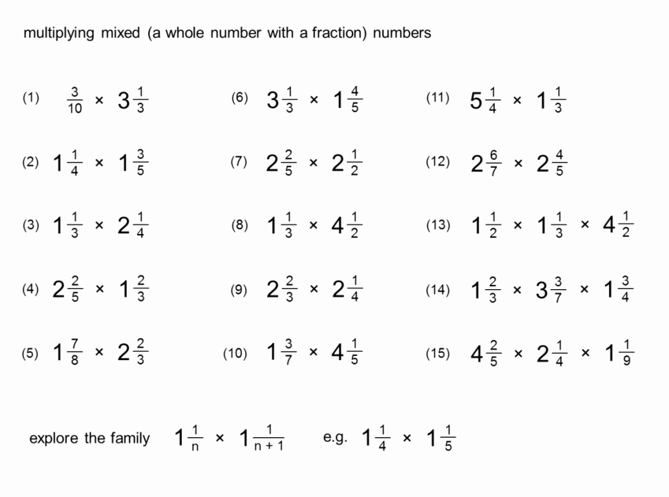 46 Dividing Mixed Numbers Worksheet