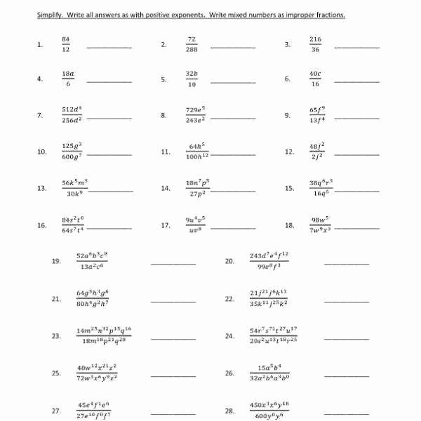 Dividing Polynomials by Monomials Worksheet Inspirational Dividing Monomials Worksheet