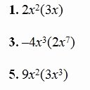 Dividing Polynomials by Monomials Worksheet New Multiplying Monimials Worksheet Pdf and Answer Key Over