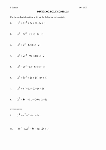 Dividing Polynomials Worksheet Answers Elegant Dividing by 2 Worksheet by Lynreb Teaching Resources Tes