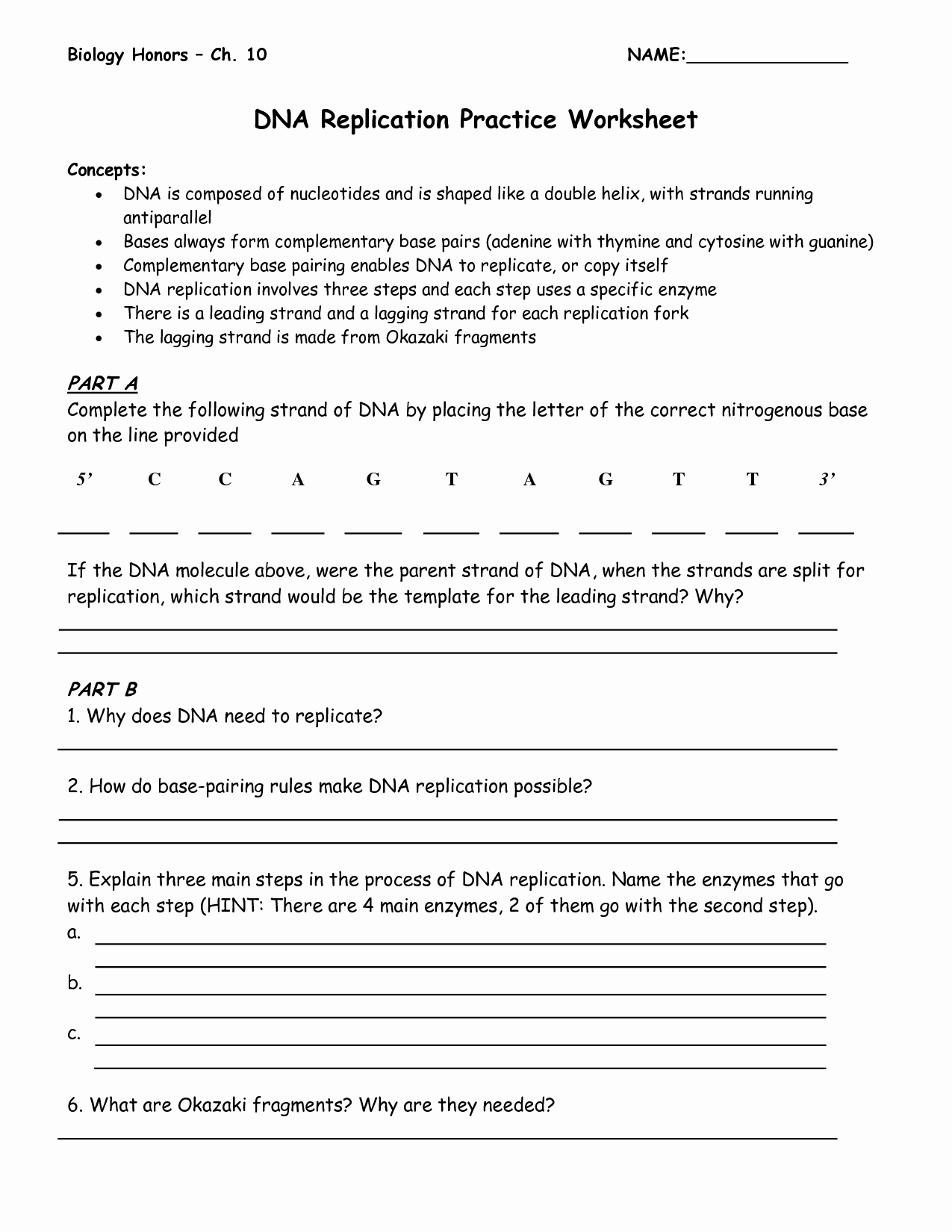 Dna and Replication Worksheet Answers Awesome 19 Best Of Dna Replication Structure Worksheet and