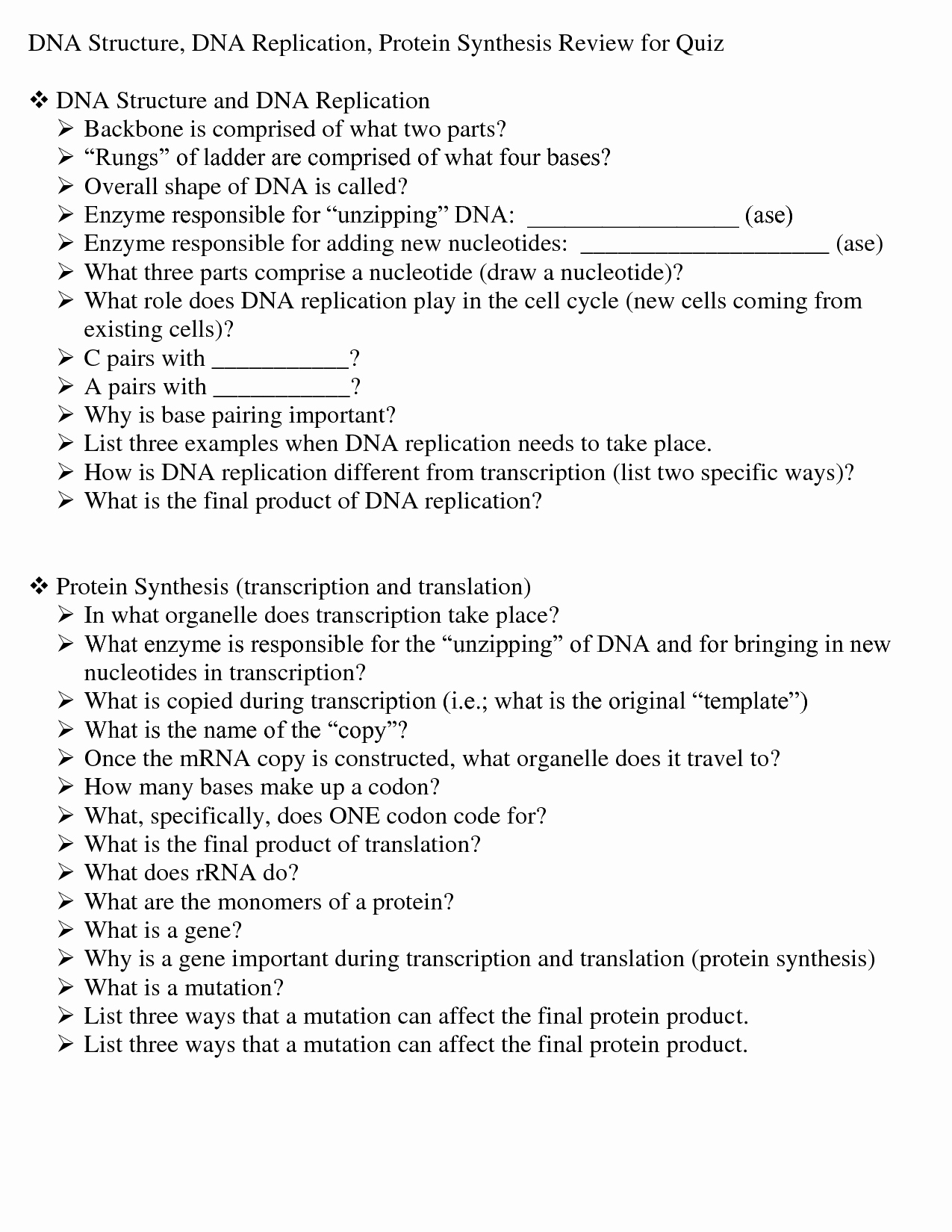 Dna and Replication Worksheet Answers Unique 19 Best Of Dna Replication Structure Worksheet and