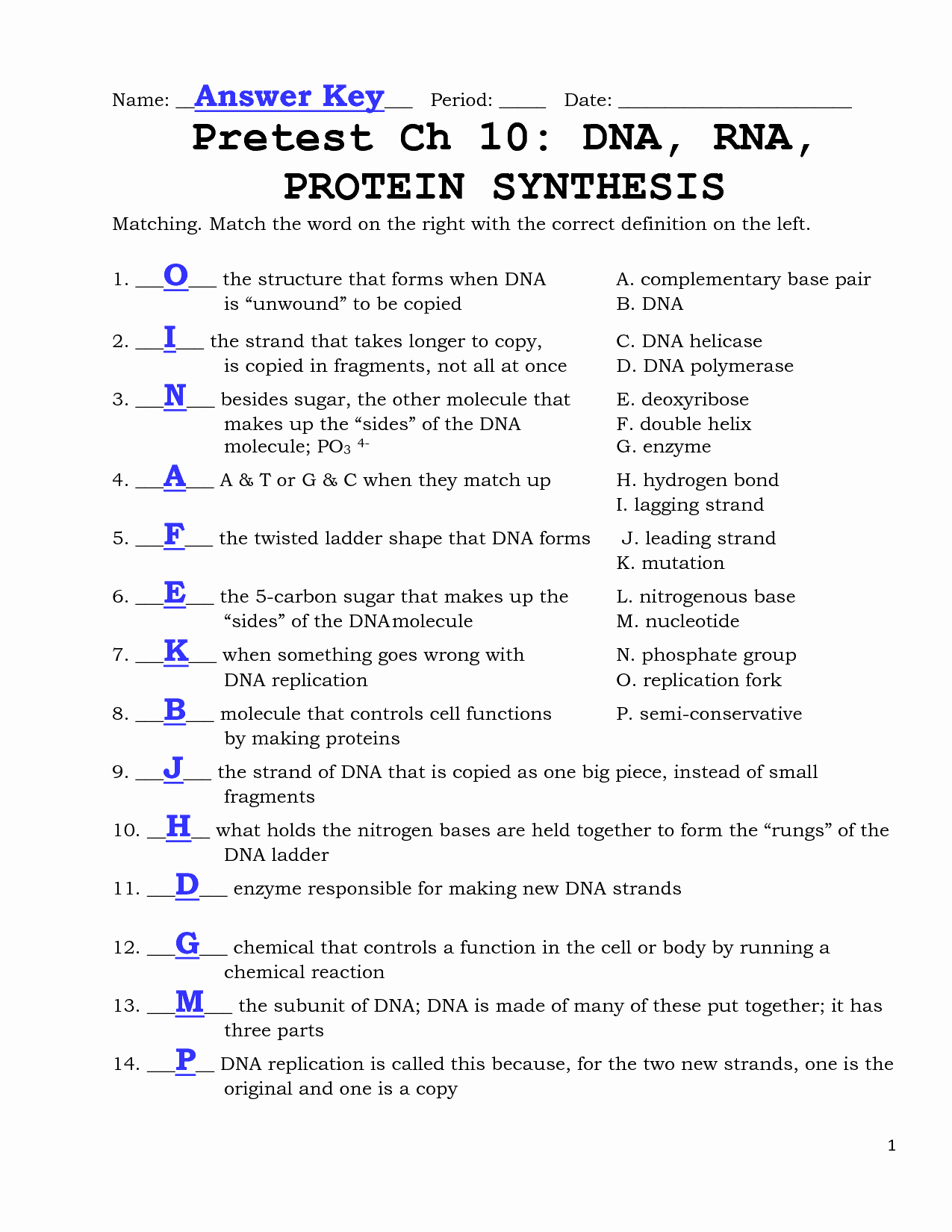Dna and Rna Worksheet Best Of 13 Best Of the Cell Cycle Worksheet Study Guide