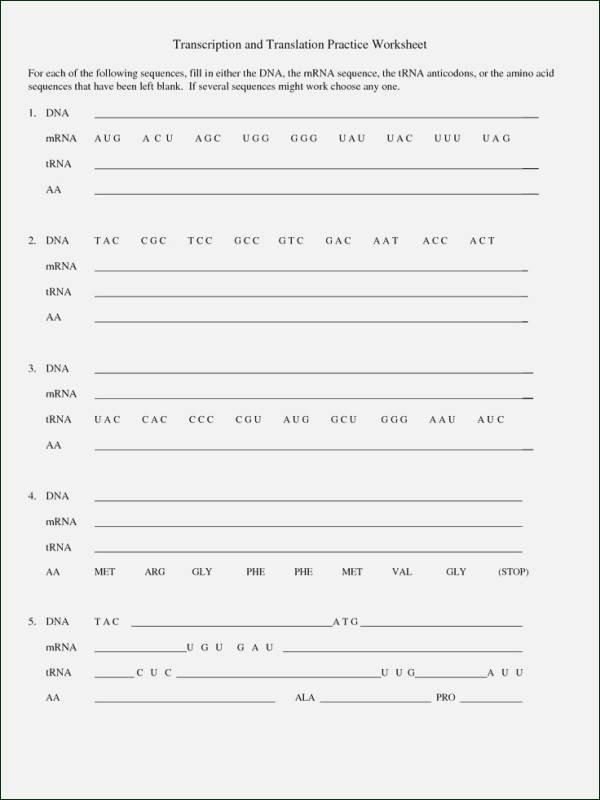 Dna Mutations Practice Worksheet Answers Elegant Dna Mutations Practice Worksheet Answers
