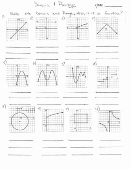Domain and Range Practice Worksheet Inspirational Domain and Range Of Polynomials Functions Excellent Sheet