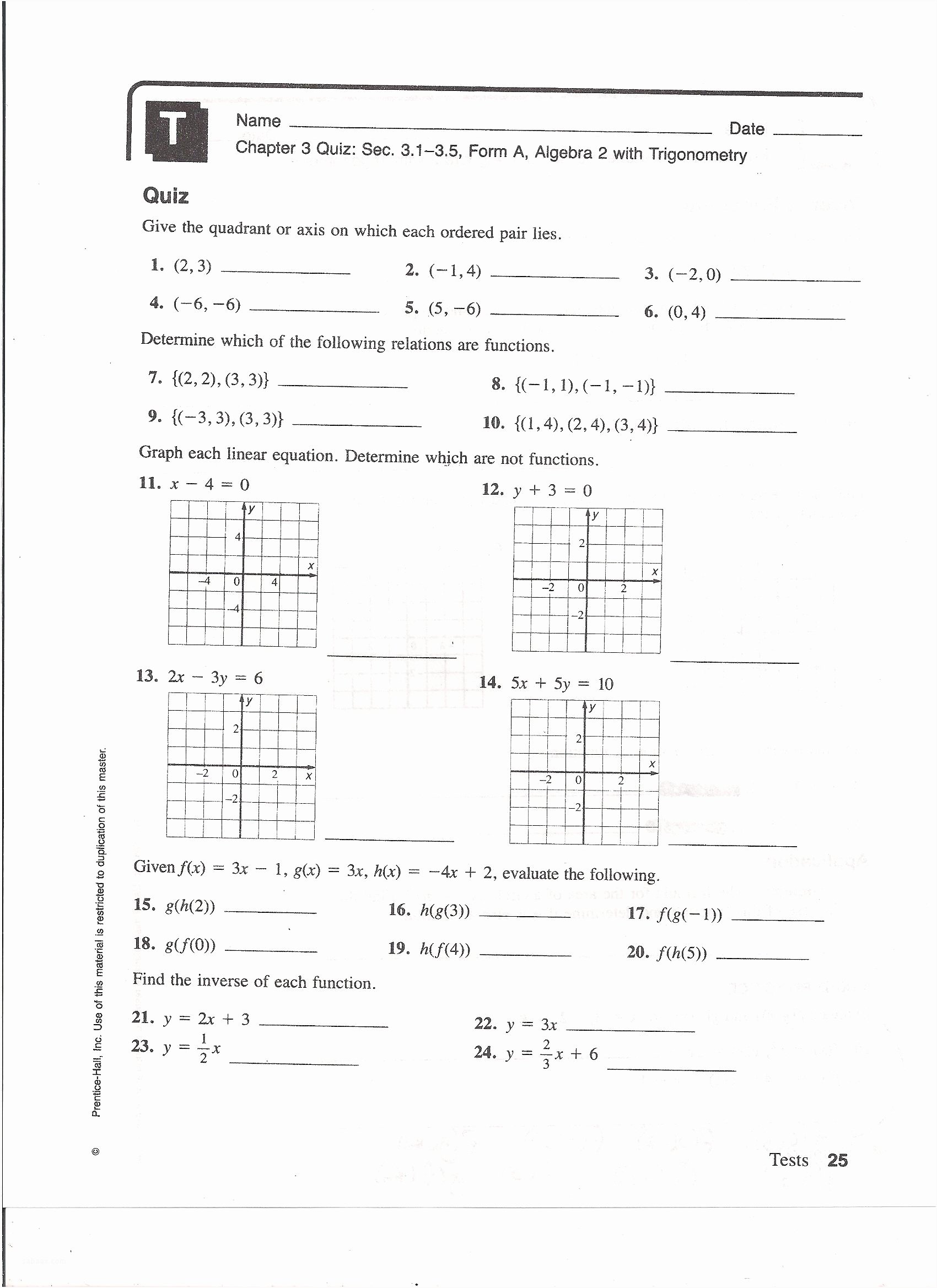 Domain and Range Worksheet 1 Inspirational Algebra Functions and Relations