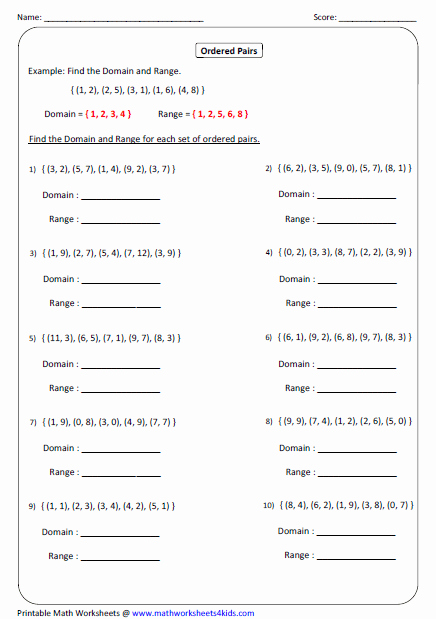 Domain and Range Worksheet Luxury Pin by Kevin Wilda On Anything Math