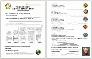 Domains and Kingdoms Worksheet Best Of the Six Kingdoms and Three Domains Of Life Lesson Bundle