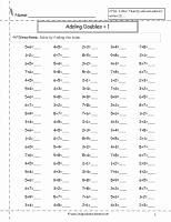 Doubles Plus One Worksheet New Free Single Digit Addition Worksheets