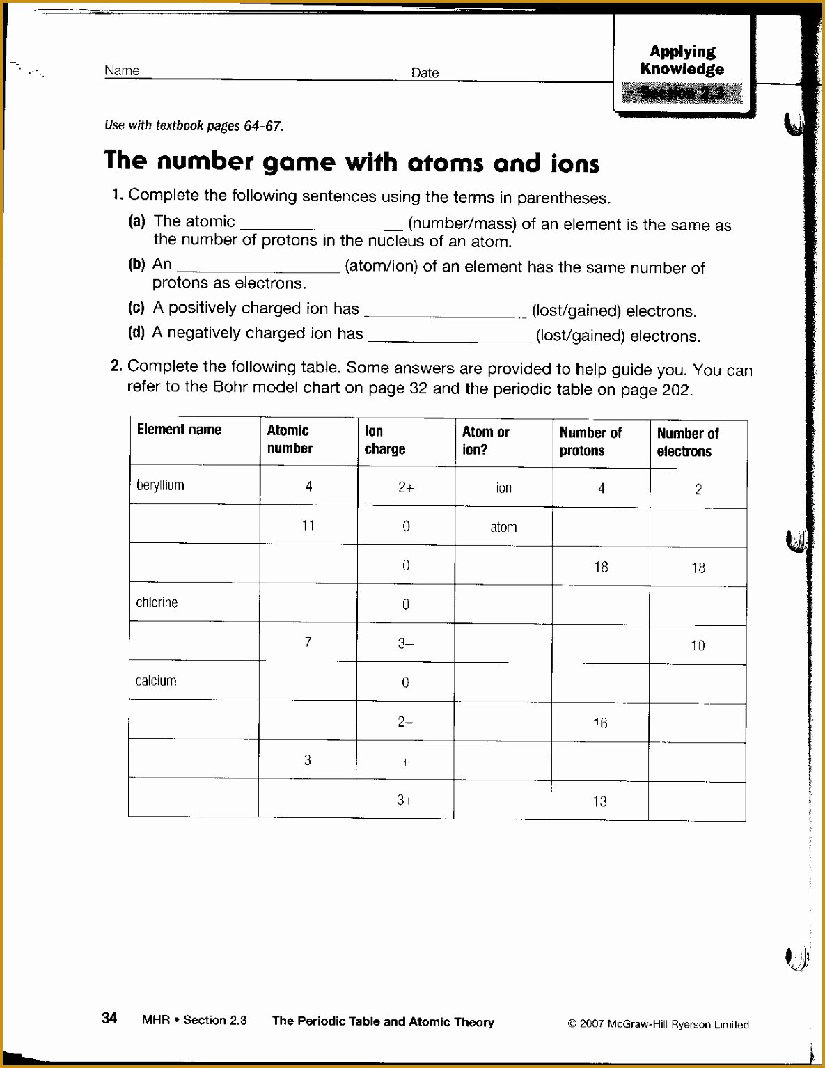 Drawing atoms Worksheet Answer Key Awesome Bohr Model Worksheet Key