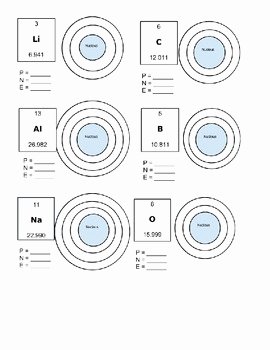 Drawing atoms Worksheet Answer Key Fresh atomic Structure Worksheet by Ms Science Resources