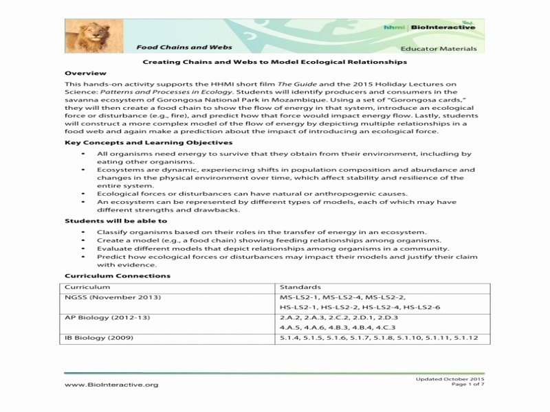 Ecological Relationships Worksheet Answers Best Of Ecological Relationships Worksheet Free Printable Worksheets