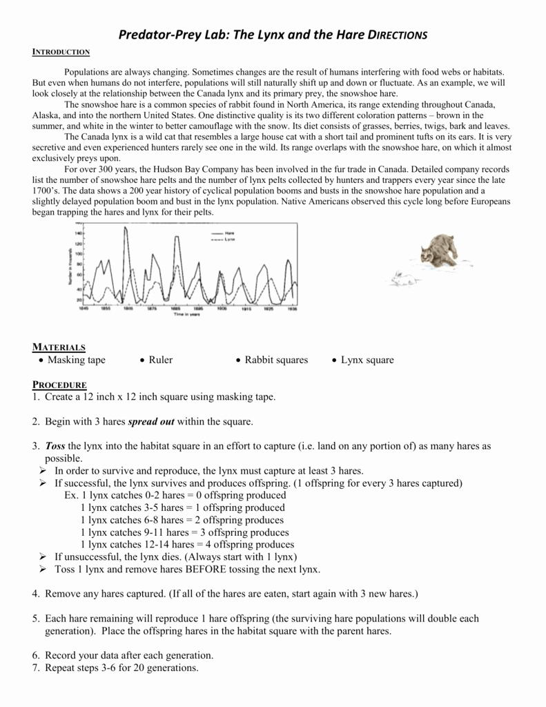 Ecological Relationships Worksheet Answers Unique Predator Prey Relationship Worksheet Answer Key
