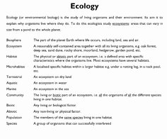 Ecology Review Worksheet 1 New Six Levels Of Ecology