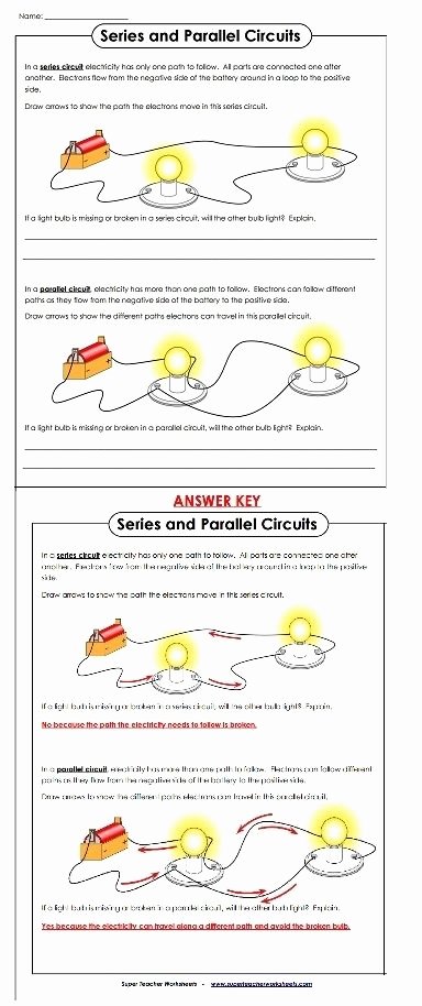 Electrical Power Worksheet Answers