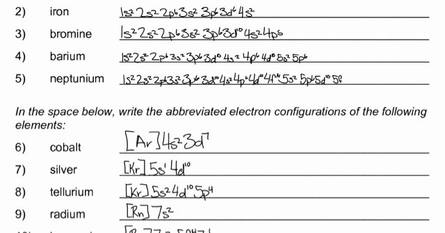 Electron Configuration Practice Worksheet Elegant Bryn D Agostino Electron Configuration Practice Worksheet
