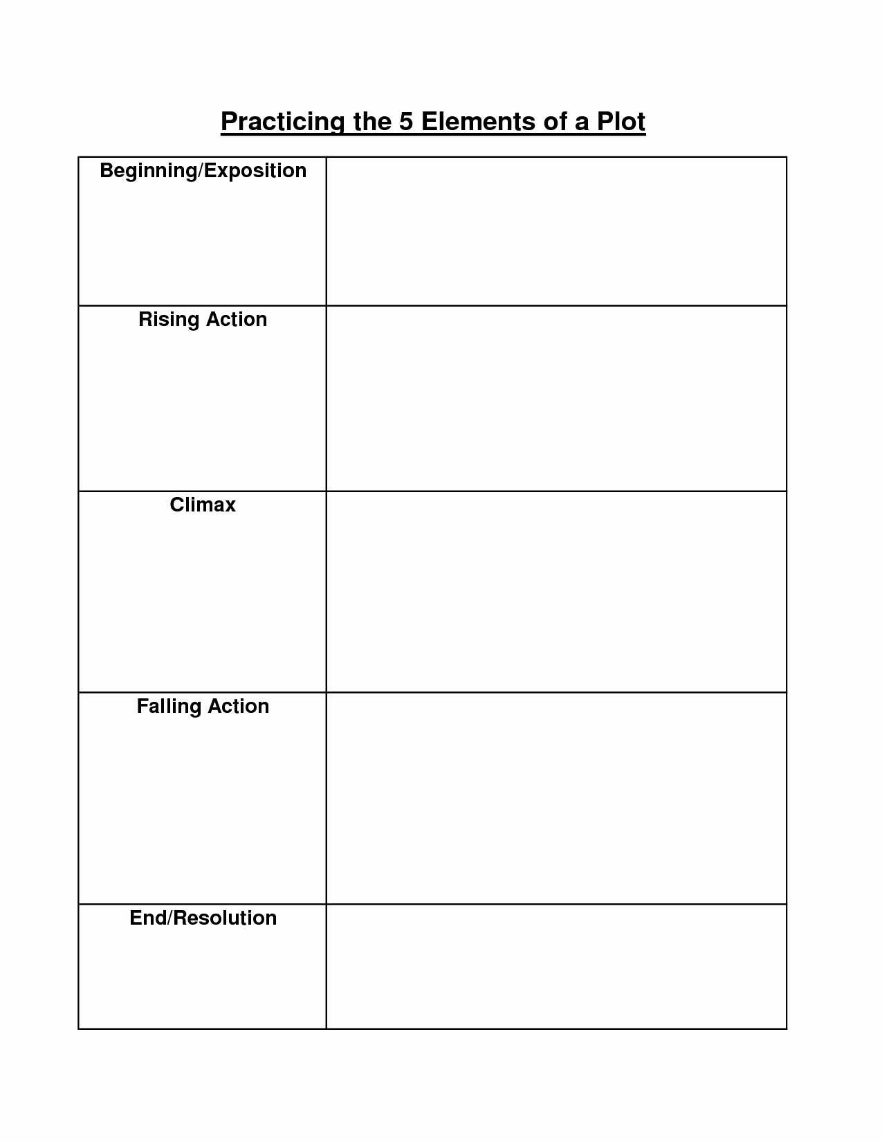 Elements Of A Story Worksheet Awesome 16 Best Of Identifying Plot Worksheets Setting