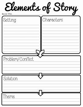 Elements Of A Story Worksheet Best Of Story Elements Setting Characters Plot theme by