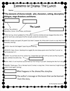 Elements Of Drama Worksheet Awesome Elements Of Poetry Drama and Prose for 3rd 5th Grade