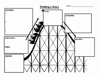 Elements Of Plot Worksheet Best Of Plot Story Structure Roller Coaster Image Worksheet by