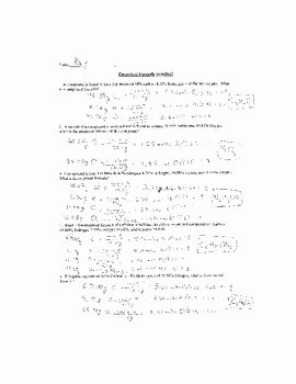 Empirical and Molecular formulas Worksheet Lovely Empirical formulas Practice Worksheet by Mj