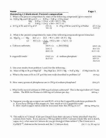 Empirical and Molecular formulas Worksheet Lovely Molecular formula Worksheet
