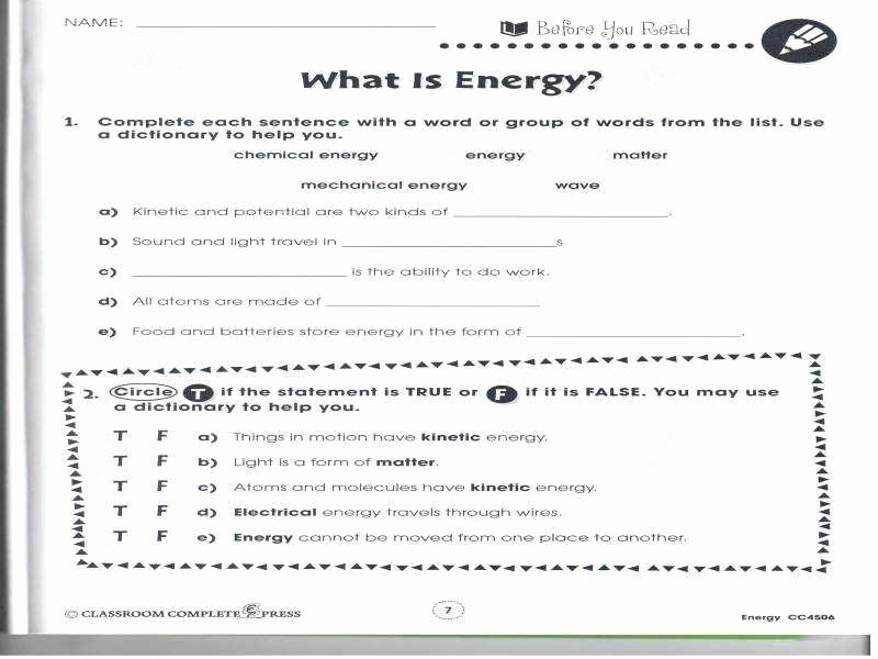 50 Energy Transformation Worksheet Answer Key | Chessmuseum Template