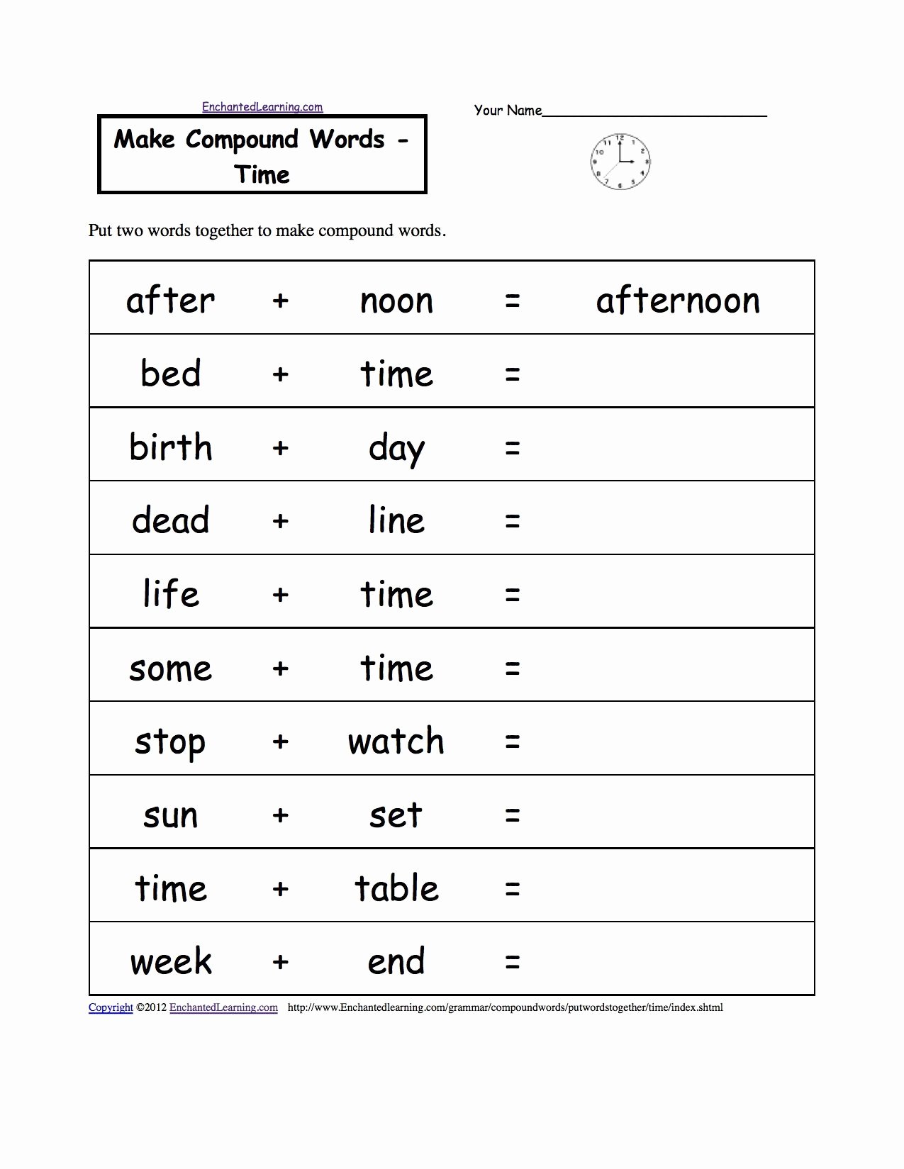 Grammar 2nd Grade