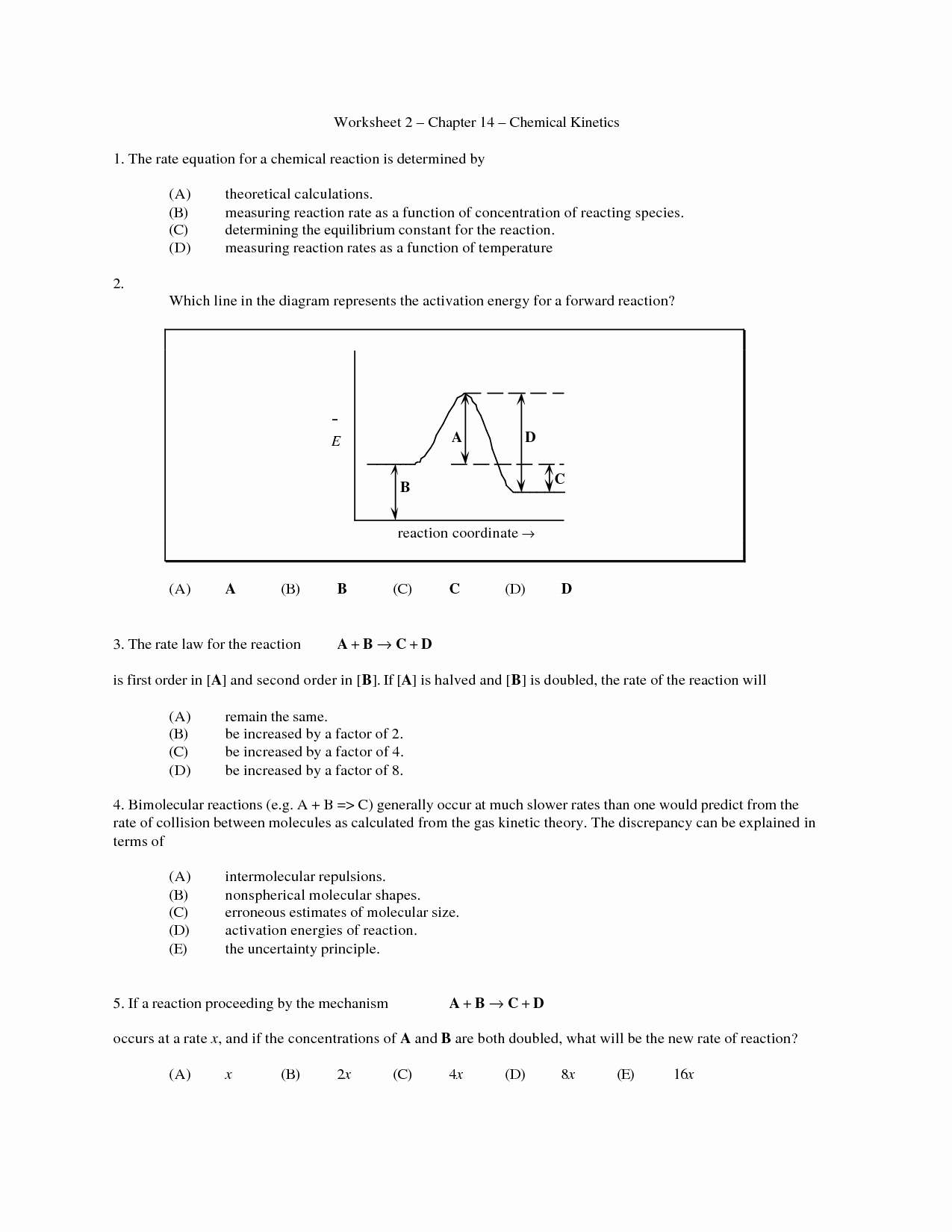 50 Enzymes Worksheet Answer Key