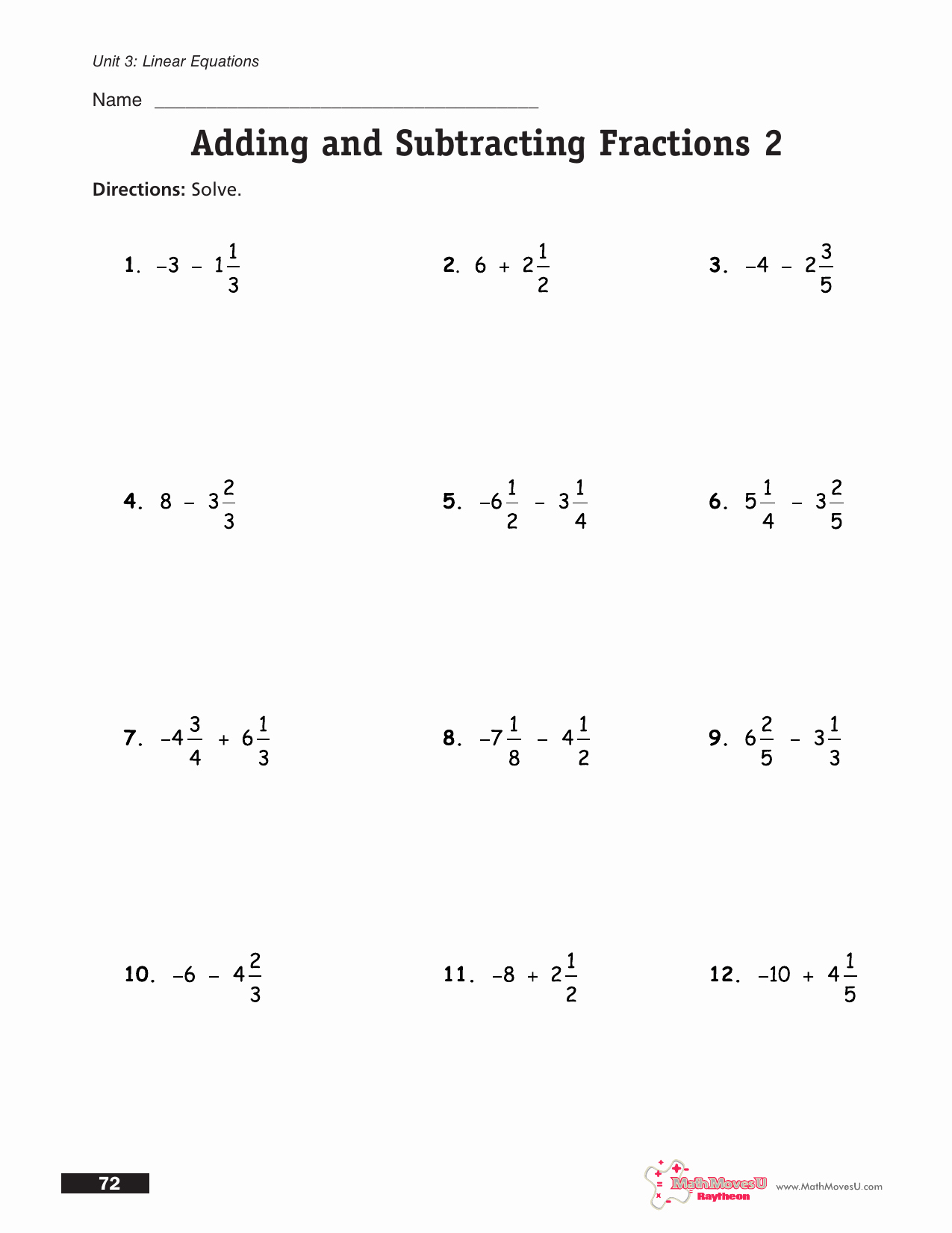 Equations with Fractions Worksheet Fresh Fractional Equations Worksheets Worksheet Mogenk Paper Works