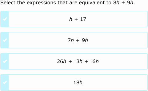 Equivalent Expressions Worksheet 6th Grade Beautiful Ixl Identify Equivalent Expressions