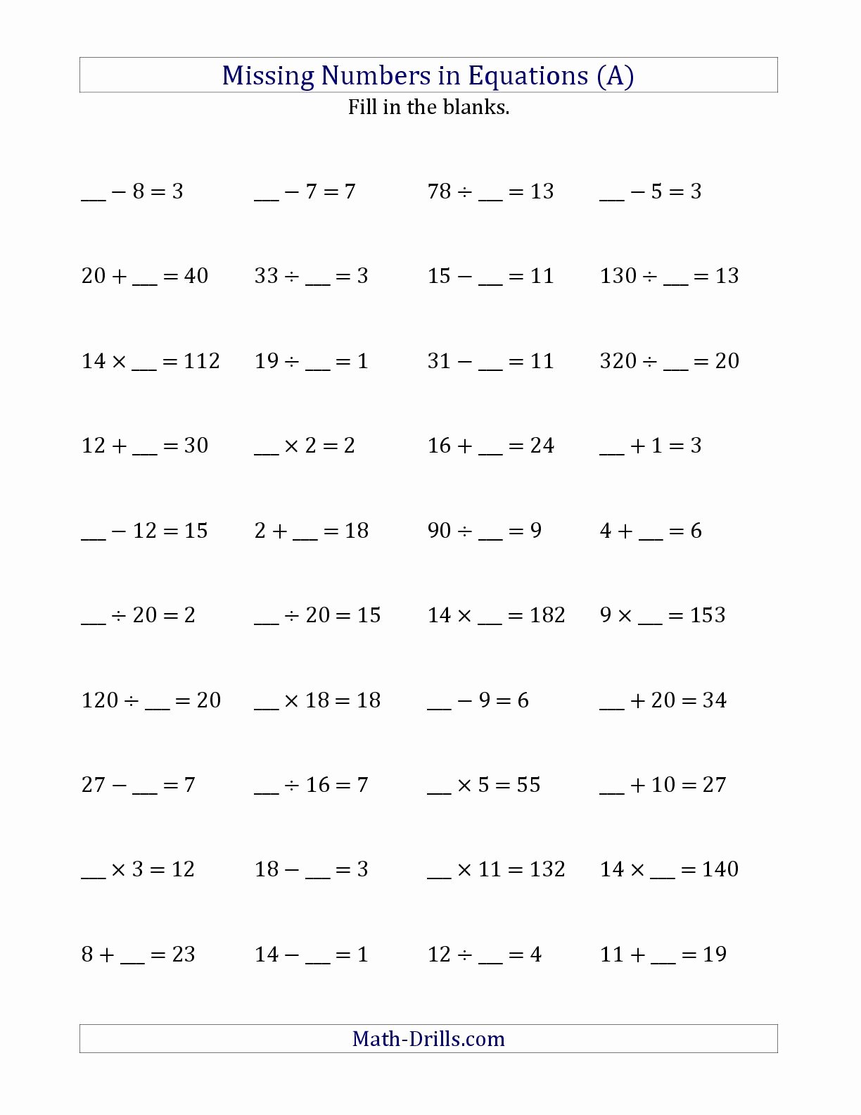 Equivalent Expressions Worksheet 6th Grade Lovely 6th Grade Algebra Worksheets
