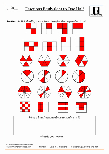 Equivalent Fractions Worksheet Pdf Awesome Equivalent Fractions by Cazoommaths Teaching Resources Tes