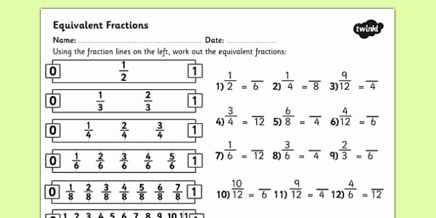 Equivalent Fractions Worksheet Pdf Fresh Equivalent Fractions Worksheet Activity Sheet Ks2 Year 3 4