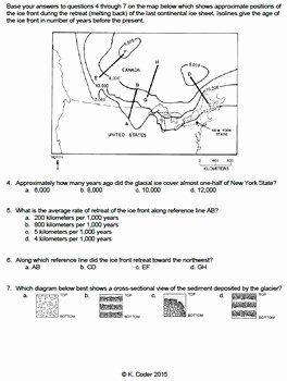 Erosion and Deposition Worksheet New Worksheet Glacial Erosion &amp; Deposition and Maps