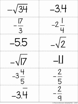 Estimating Square Roots Discovery Worksheet and Number Line Activity