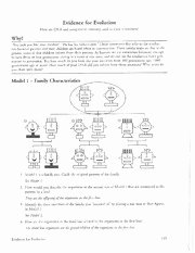 Evidence for Evolution Worksheet Answers Elegant Evidence for Evolution 1 Evidence for Evolution How are
