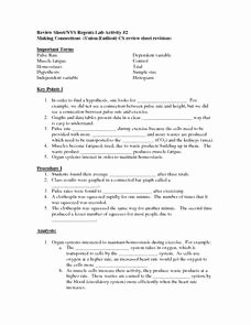 Experimental Design Worksheet Answers Luxury Making Connections Review Experimental Design and