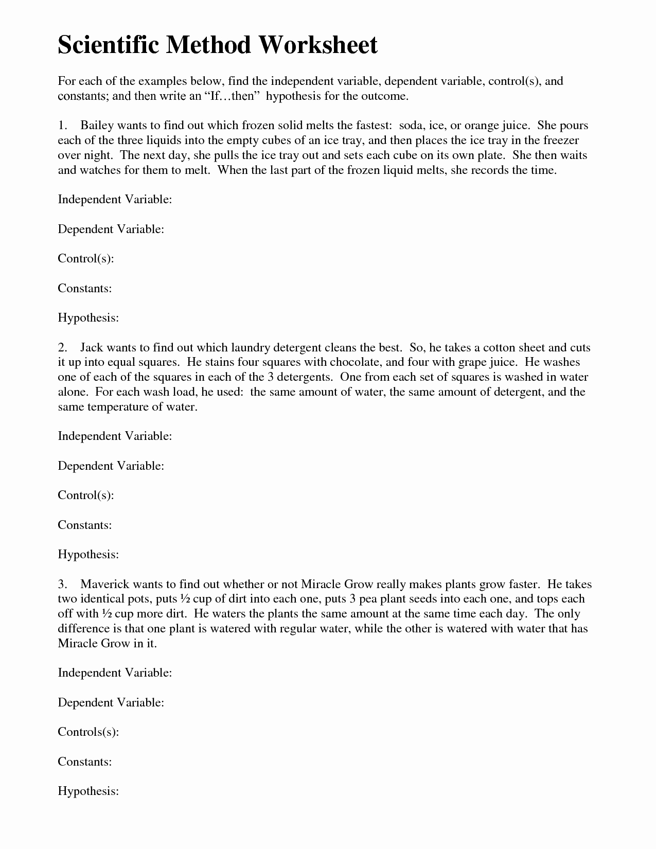 Experimental Design Worksheet Scientific Method Lovely 15 Best Of Simpsons Variable Worksheet Answer Key