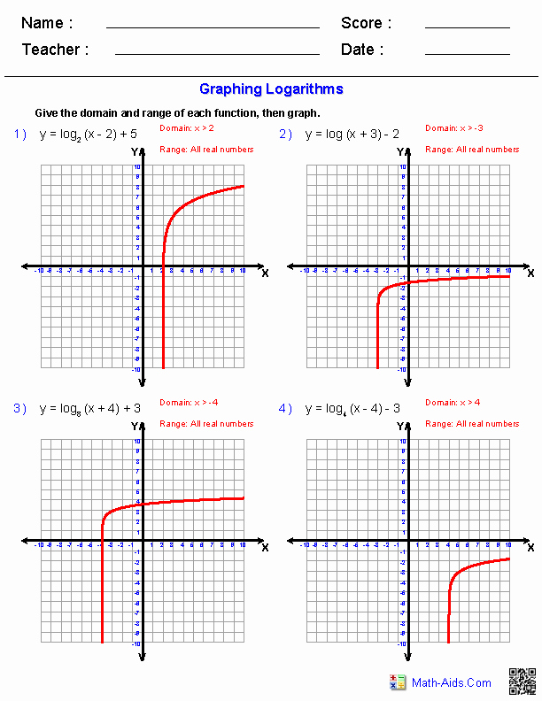 50 Exponential Functions Worksheet Answers