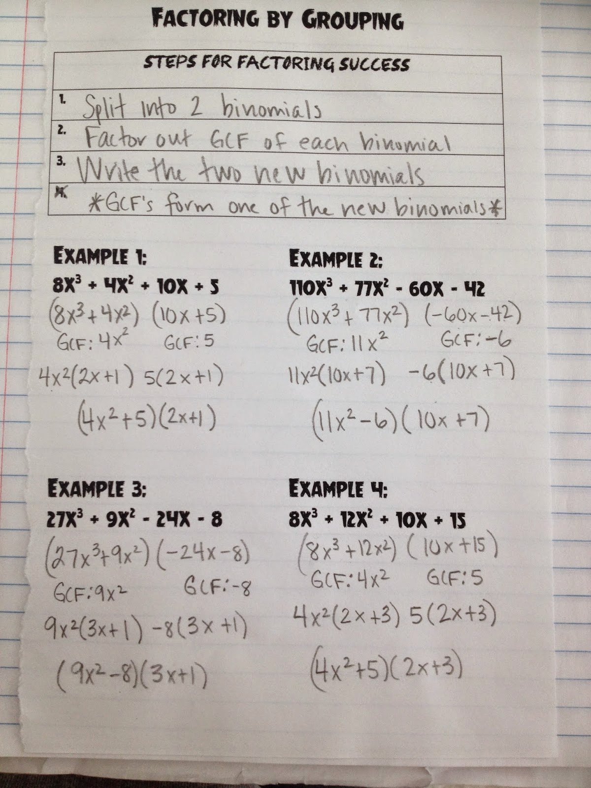 Factoring by Grouping Worksheet Answers New Making Mathematics Magical Polynomials Interactive