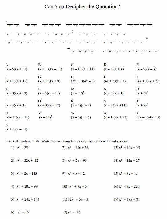 Factoring Polynomials by Grouping Worksheet Best Of Factoring by Grouping Worksheet