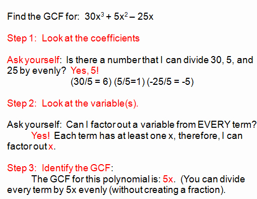 Factoring Polynomials Gcf Worksheet Elegant Factoring Polynomials Using Gcf