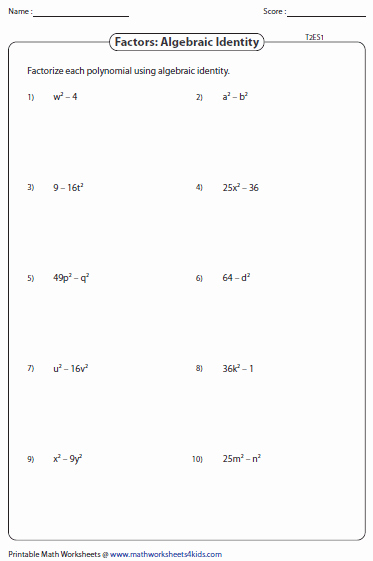 Factoring Polynomials Worksheet with Answers Luxury Factoring Polynomial Worksheets