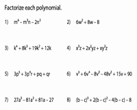 Factoring Practice Worksheet Answers Unique Factoring Polynomials Worksheets