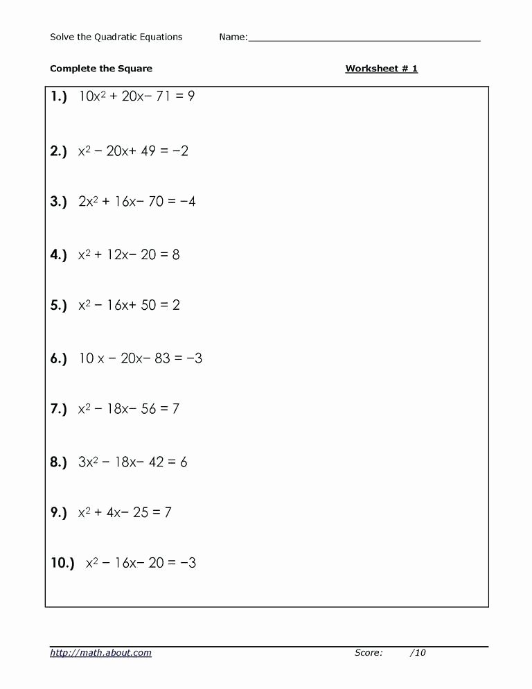 Factoring Quadratic Expressions Worksheet Answers Best Of Algebra 1 Factoring Worksheet