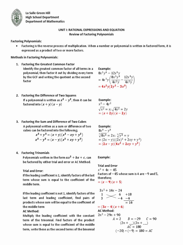 Factoring X2 Bx C Worksheet Unique Worksheet Factoring Trinomials Factor the Following