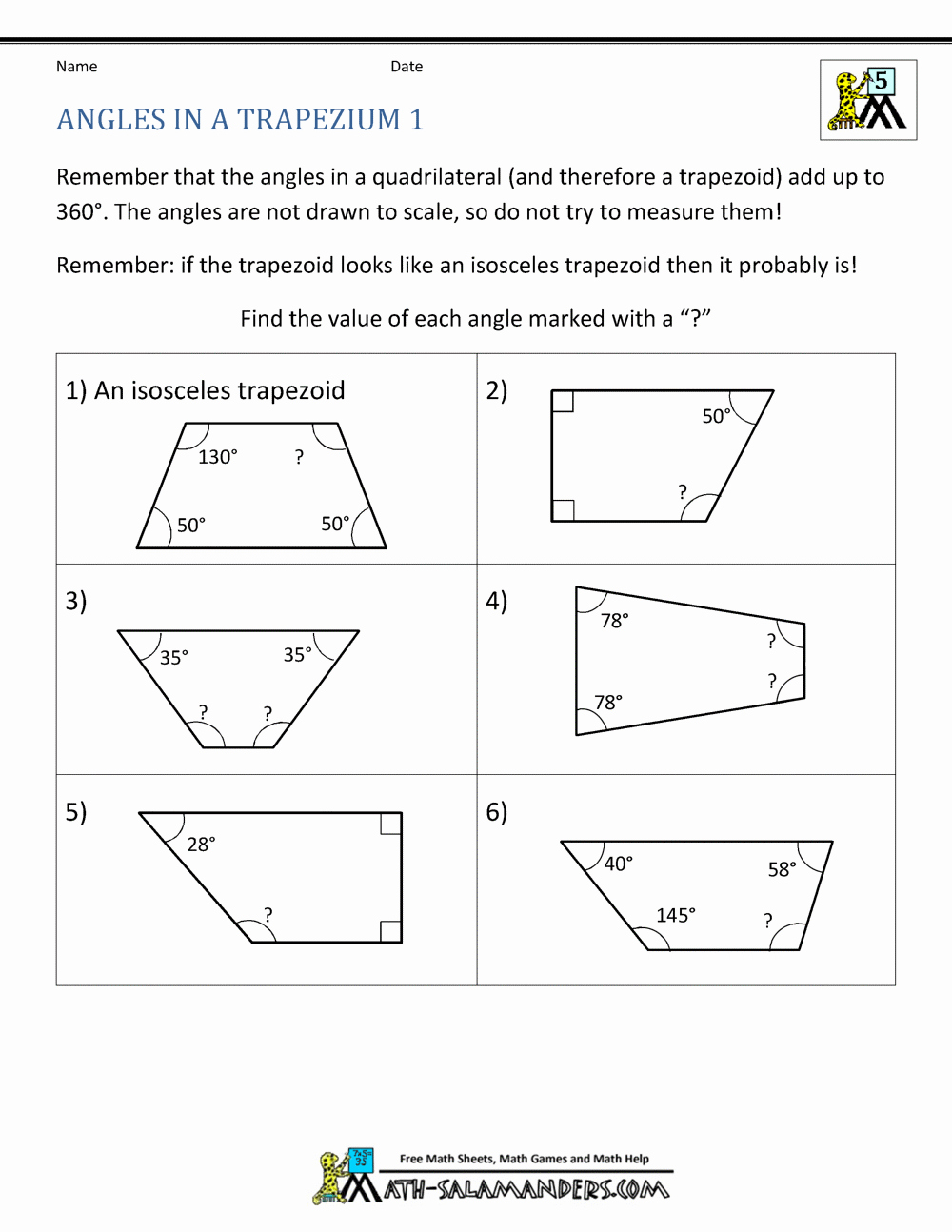 Find the Missing Angle Worksheet Elegant 5th Grade Geometry
